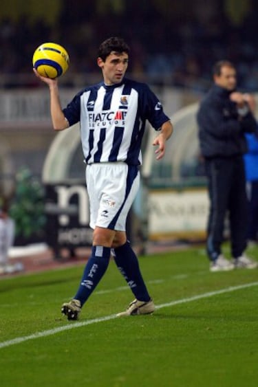 Canterano de la Real Sociedad subió al primer equipo en la temporada 2004/2005.