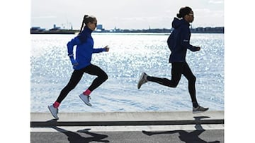 Calcetines de compresi¨®n para 'running'.