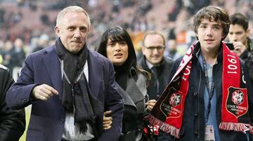 François Henri Pinault, el CEO del grupo Pinault, junto a su pareja, la actriz Salma Hayek.