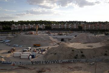 El 6 de junio se han derribado los dos últimos pilares que quedaban del mítico Vicente Calderón.