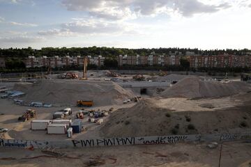 El 6 de junio se han derribado los dos 迆ltimos pilares que quedaban del m赤tico Vicente Calder車n.