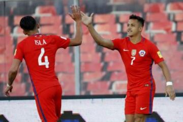 Las mejores imágenes del partido entre Chile y Venezuela