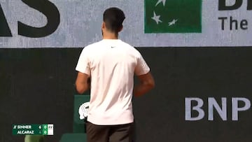 El gesto de Alcaraz con el que alucin¨® Roland Garros: dice mucho de ¨¦l