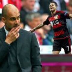 Pep Guardiola: "Leverkusen no sólo es el Chicharito"