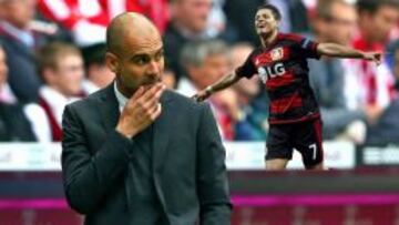 Pep Guardiola: "Leverkusen no sólo es el Chicharito"