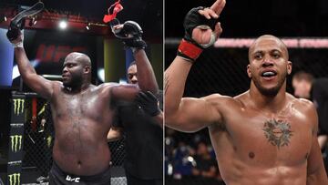 Derrick Lewis y Ciryl Gane.