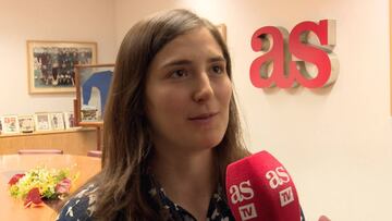 Tatiana Calderón visitó la redacción del Diario AS