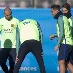 Sesión del Barça sin novedades: 3 dudas en el XI de Luis Enrique