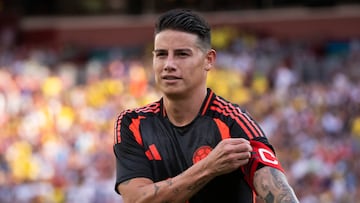 James Rodríguez, capitán de la Selección Colombia
