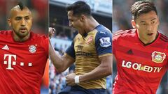 Los 11 chilenos que clasificaron
a Champions y Europa League