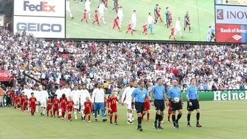 04/08/18 PARTIDO AMISTOSO PRETEMPORADA INTERNATIONAL CHAMPIONS CUP REAL MADRID - JUVENTUS DE TURIN SALIDA AL CAMPO ESTADOS UNIDOS WASHINGTON