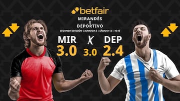 CD Mirandés vs. Deportivo de La Coruña: horario, dónde ver, pronósticos y clasificación