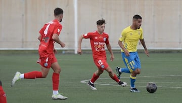 Imagen del partido entre Las Palmas Atlético y El Ejido 2012