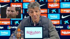 La explicación del entrenador de la Real para detener a Messi