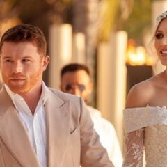 Así festejaron Canelo Álvarez y Fernanda Gómez su primer año de casados