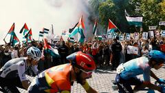 La mejores imágenes de la tensa etapa de La Vuelta