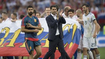 Fernando Hierro  y Diego Costa. 