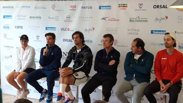 Anabel Medina, David Ferrer, Feliciano L&oacute;pez, Mats Wilander, Albert Costa. 