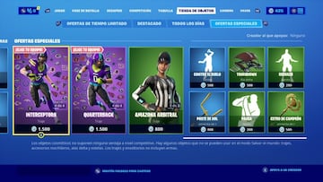 Una nueva sección de ofertas especiales con contenido de la NFL apareció el 31 de enero de 2020 en la tienda de paVos