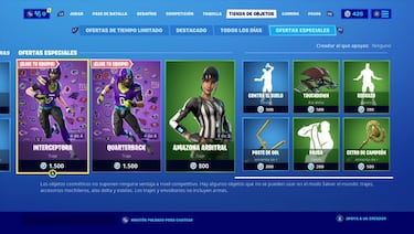 Fortnite: vuelven a la tienda los skins de la NFL por la Superbowl