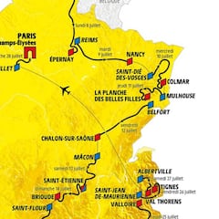 Las altimetrías del Tour de Francia: Recorrido y fechas