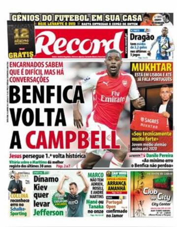 Portadas de la prensa deportiva