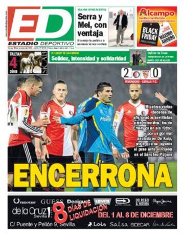 Portadas de la prensa deportiva