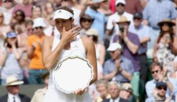 La final femenina de Wimbledon en im¨¢genes