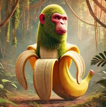 Este personaje es un h¨ªbrido entre un chimpanc¨¦ y un pl¨¢tano, con una apariencia caricaturesca y una energ¨ªa ca¨®tica.