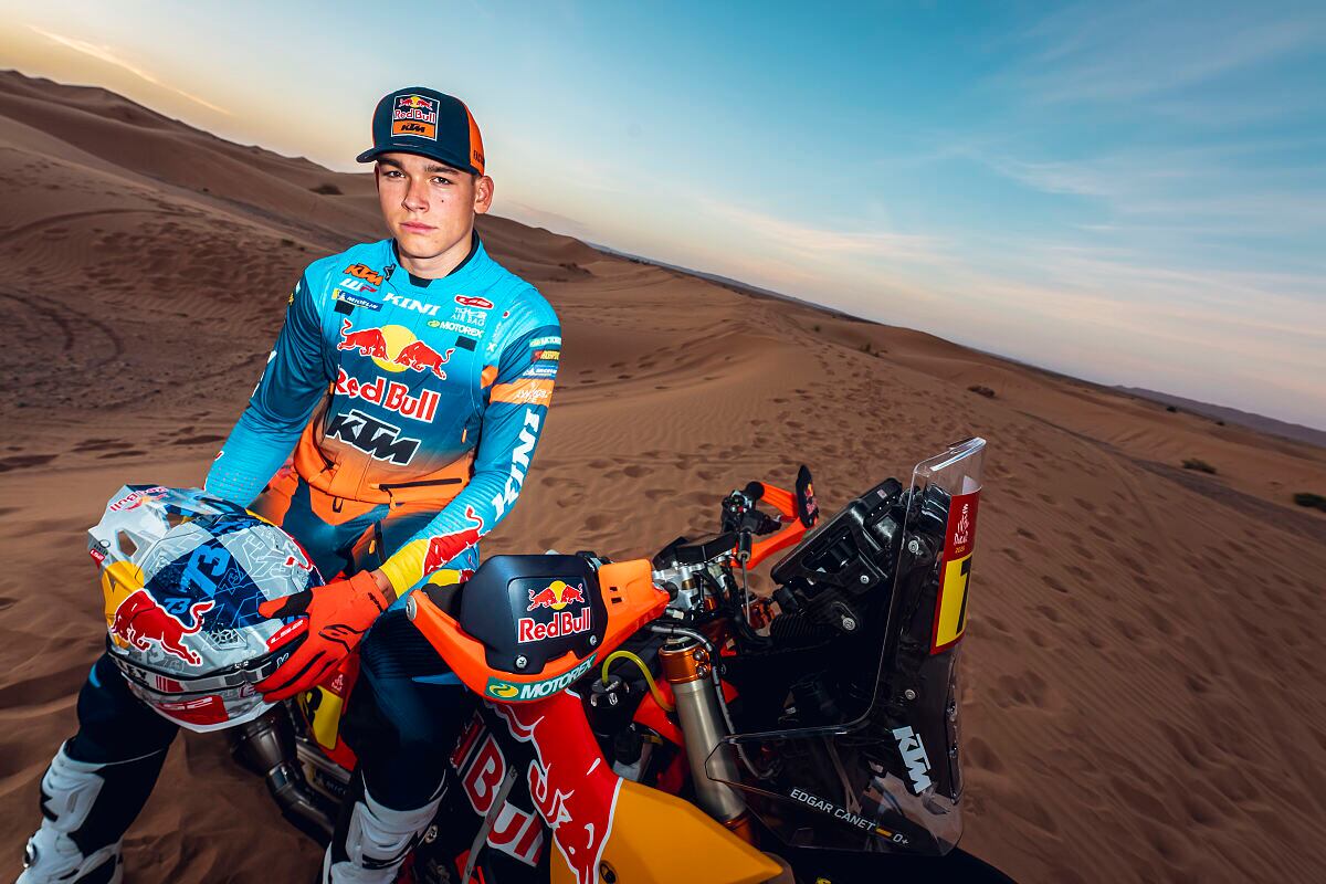 Edgar Canet se estrena en RallyGP para competir el Dakar con KTM.
