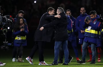 Homenaje a Gabi en el Wanda Metropolitano