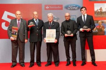 José Luis Rodríguez Sánchez, Luis Suárez, Sergio Nieto, Jorge Sampaoli & Bruno Hortelano.