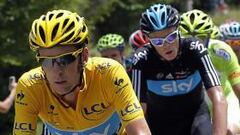 Wiggins, por delante de Froome.