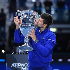 Djokovic iguala las 39 victorias de Lendl en las ATP Finals