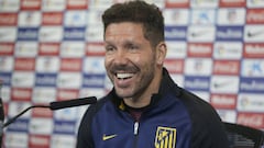 Simeone believes Atletico Madrid are on a par with Real Madrid