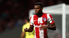 Lemar, durante el Atl&eacute;tico-Villarreal.