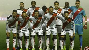 Jugadores del Rayo Vallecano.