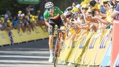 Fabio Aru se exhibe en La Planche de Belles Filles