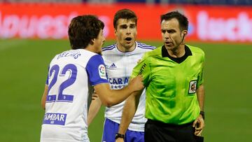 06/07/20 PARTIDO SEGUNDA DIVISION 
CORONAVIRUS COVID19
REAL ZARAGOZA - RAYO VALLECANO
OCON ARRAIZ ARBITRO COLEGIADO
AMARILLA A DELMAS PROTESTA
PUBLICADA 08/07/20 NA MA28 1COL