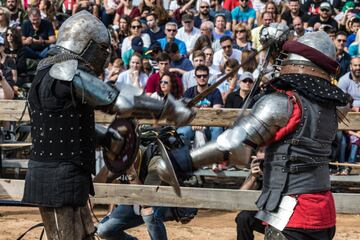 En los alrededores del Castillo de Belmonte, Cuenca, se ha disputado el IV Torneo Nacional de combate medieval, que goza cada año de más aficionados. 
 