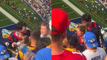 Aficionada de Texans y aficionado de Rams son expulsados por protagonizar una pelea