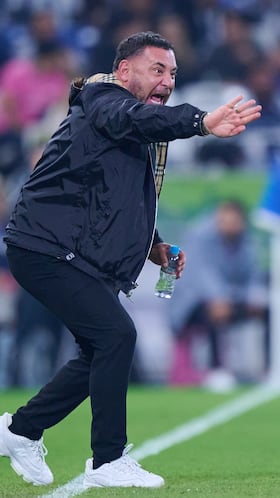 during the semi-finals first leg match between Monterrey and Toluca, as part of the Liga BBVA MX, Torneo Apertura 2025 at BBVA Bancomer Stadium, on December 03, 2025 in Monterrey, Nuevo Leon, Mexico.