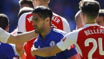 Falcao Garc&iacute;a no ha tenido los minutos que esperaba en Chelsea. Ha estado en 11 partidos, pero solo en dos fue titular.