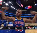 ¡25 puntos y sin fallar nada! El notable cuarto de Stephen Curry
