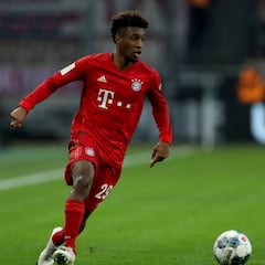 Coman vuelve a entrenar y podría estar ante el Barcelona