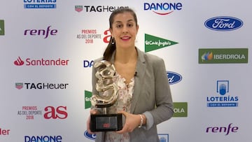 Carolina Marín: "Un premio a la recompensa de todos los títulos que intento traer a España"