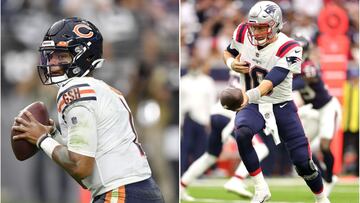 Las defensivas de Patriots y Bears ayudaron a sus novatos para salir victoriosos; Wilson sufrió en el estadio del Totenham de la Premier League.
