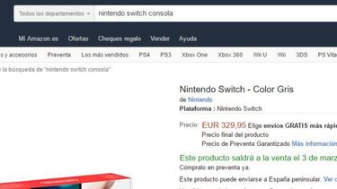 Nintendo Switch se agota en prereserva