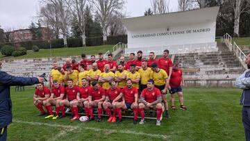 Selección española militar de rugby.