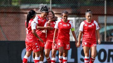 Atlético Nacional e Independiente Santa Fe se enfrentaron en el Polideportivo Sur por la fecha 15 de la Liga BetPlay Femenina